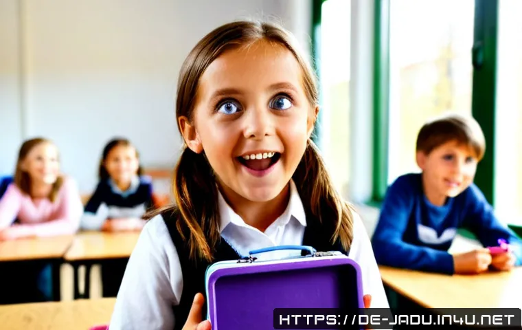 자두의 교실에서 벌어진 사건들 - Photorealistic German primary school classroom during a lively science activity, a cheerful young gi...